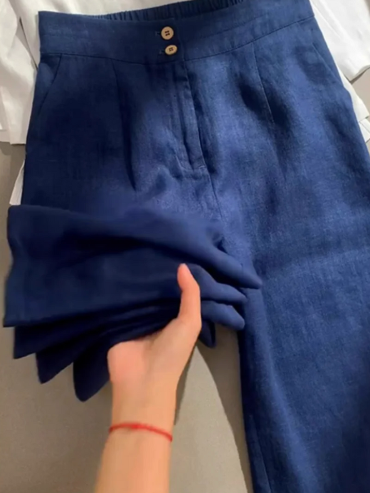 Clyra™ | Pantalon en Lin Sans Effort