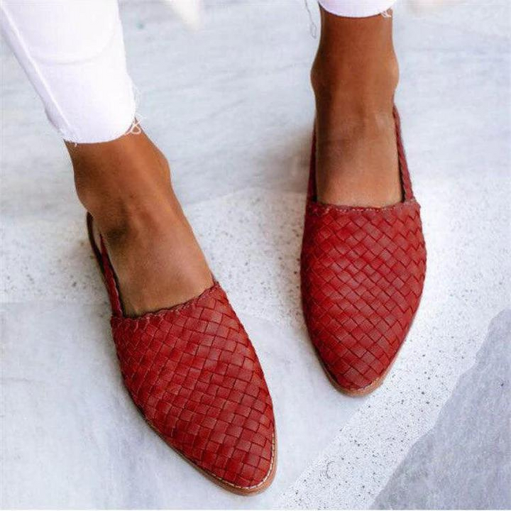 Sorea™ | Élégance et Confort en Slingback Intrecciato