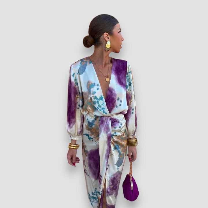 Larissa | Robe Élégante avec Décolleté en V