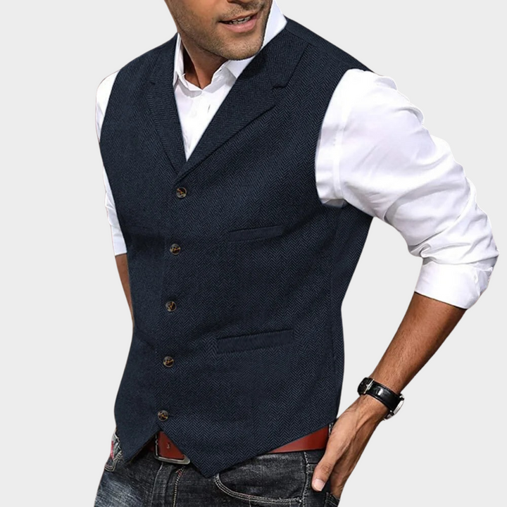 Adira™ | Gilet sur mesure luxueux pour l'homme moderne