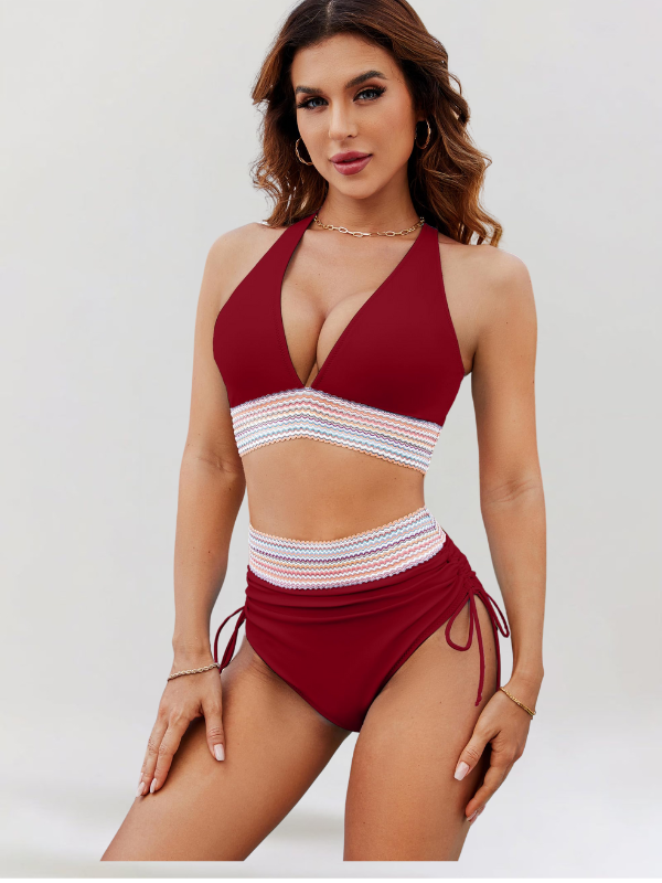 Maisie™ | Ensemble de bikinis taille haute avec contrôle de l'abdomen
