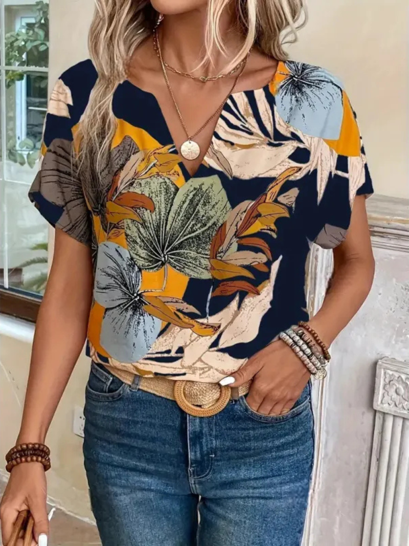 Elia™ | Blouse Boutonnée Élégance Florale