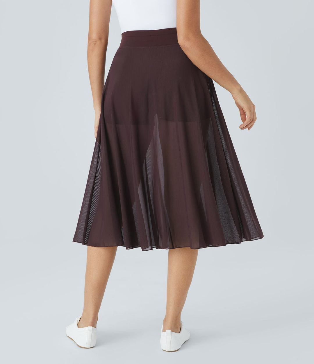 Eren™ | Jupe Midi 2-en-1 Taille Haute