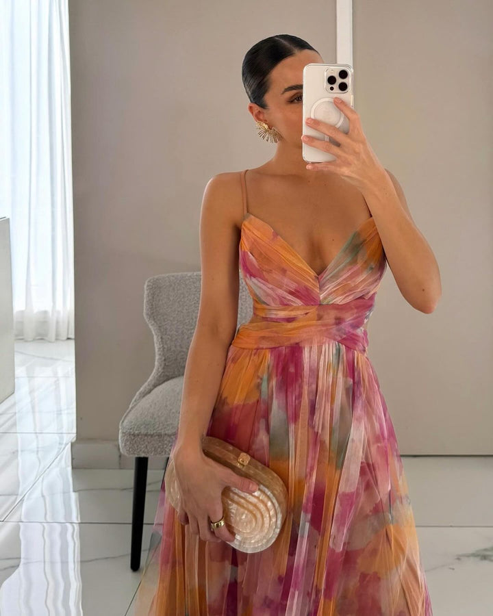 Florence™ | Robe Maxi Florale Élégante et Polyvalente
