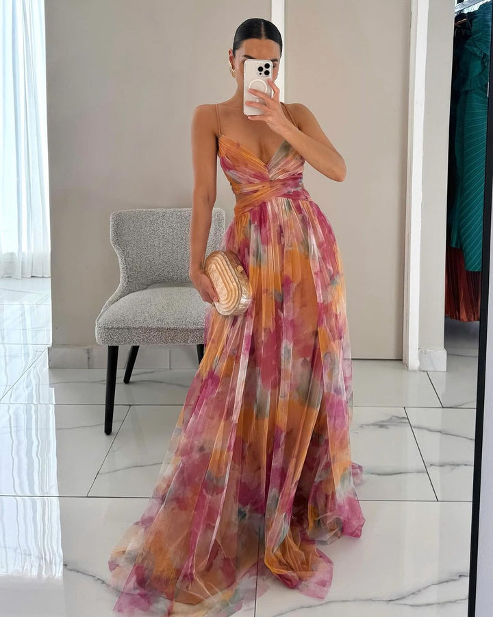 Florence™ | Robe Maxi Florale Élégante et Polyvalente