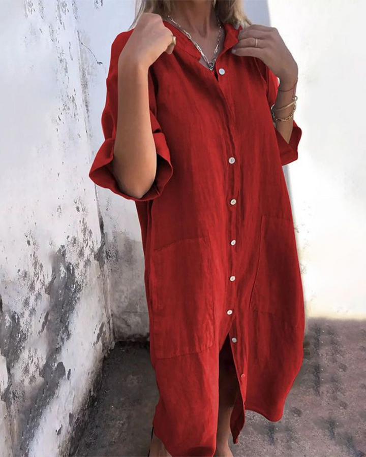 Melanie™ | Robe Chemise Décontractée