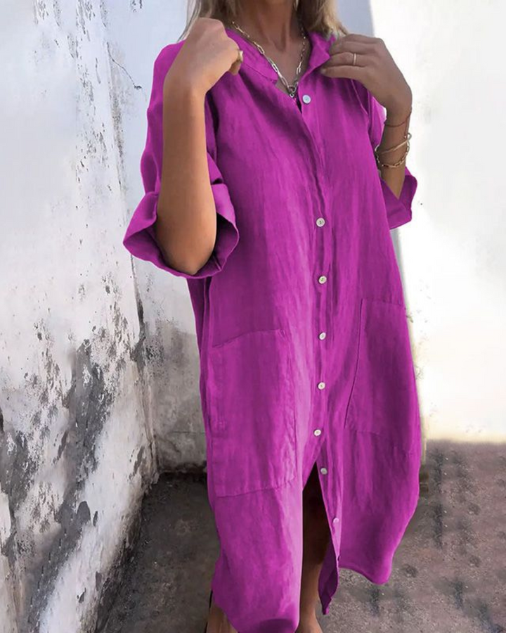 Melanie™ | Robe Chemise Décontractée