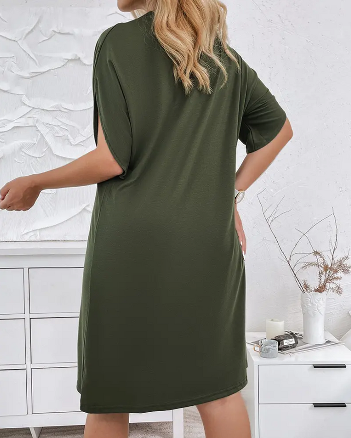 Jeanne™ | Robe élégante à col en V