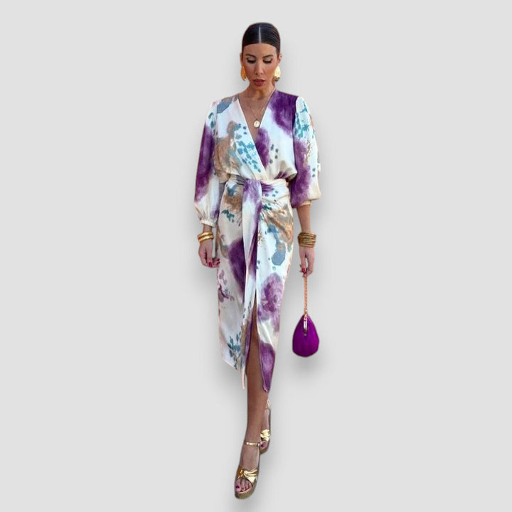 Larissa | Robe Élégante avec Décolleté en V