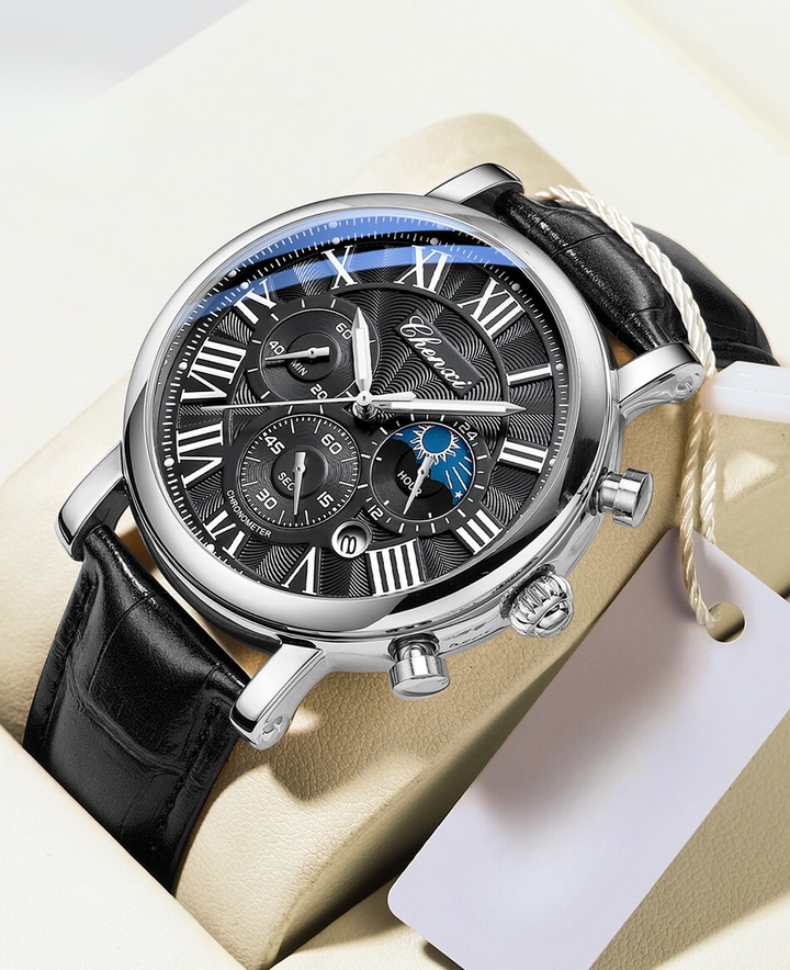 Montre Quartz à Bracelet en Cuir de Luxe™ - Olsen & Olsen