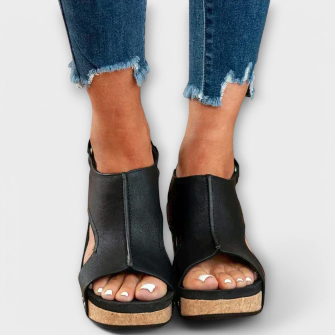 Lina - Chaussures orthopédiques à talon compensé