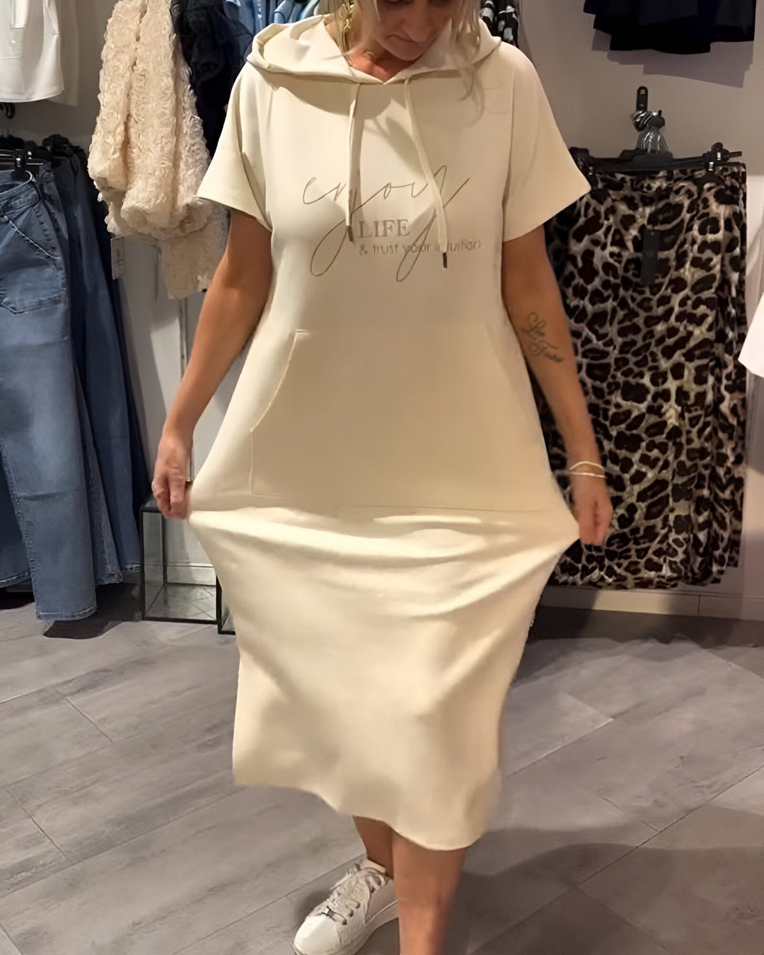 Saskia™ | Robe à Capuche Décontractée