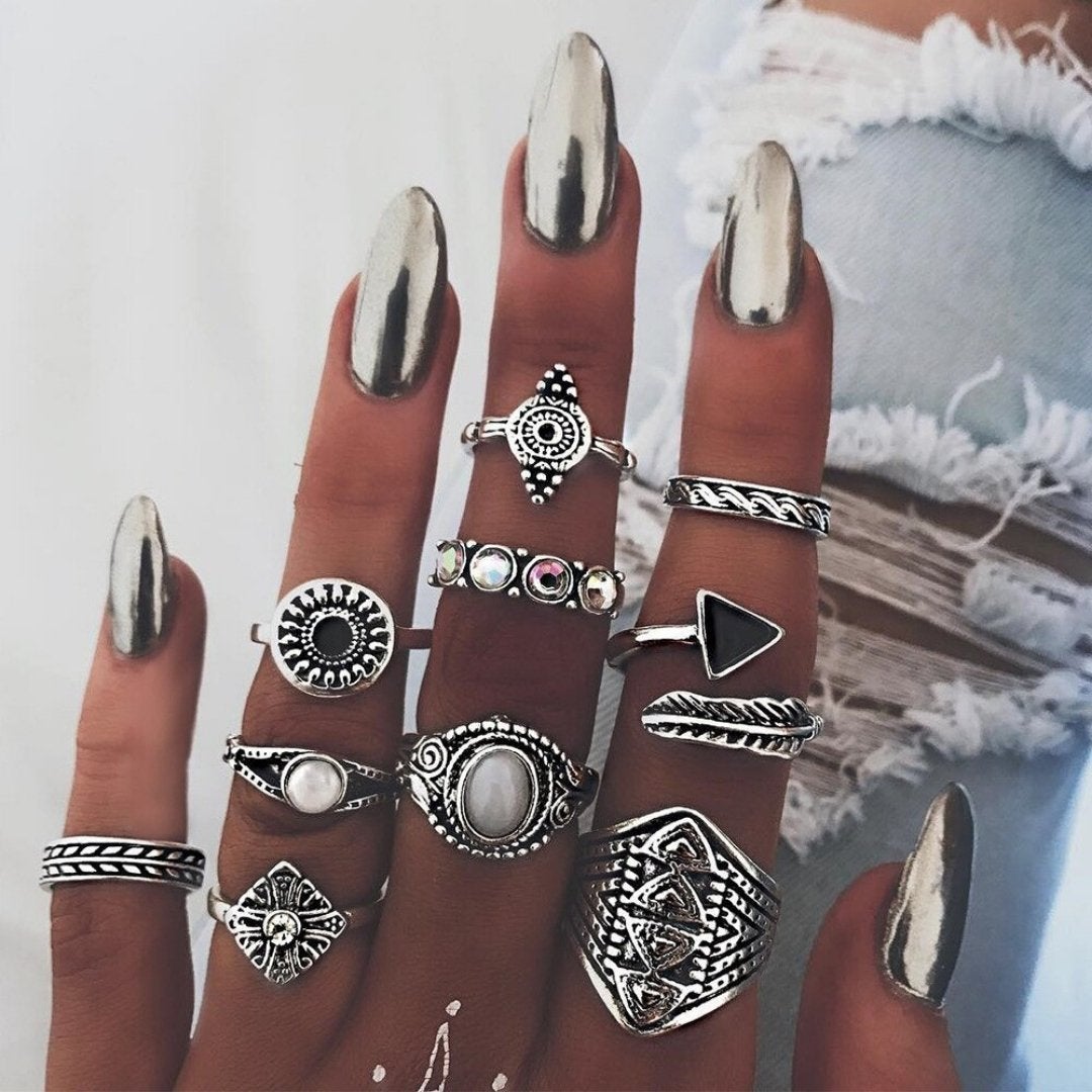 Emballage unique avec 8 à 12 bagues