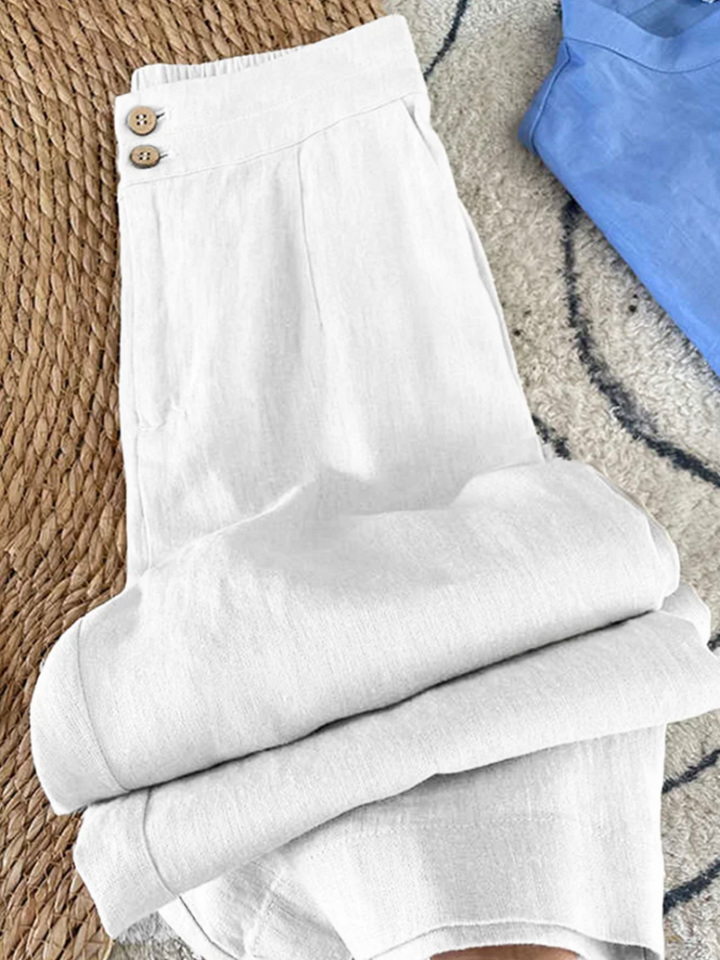 Clyra™ | Pantalon en Lin Sans Effort