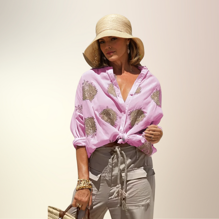 Ossen™ | Blouse Chic et Légère pour Journées Ensoleillées
