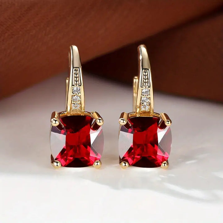 Boucles d'oreilles en pierre mystique