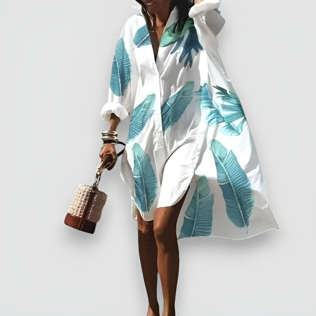 Rina™ | Robe Chemise Élégante et Polyvalente