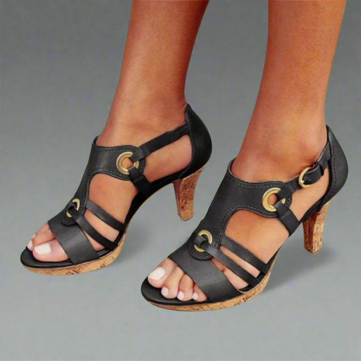 Jutta | Sandales confortables avec talon