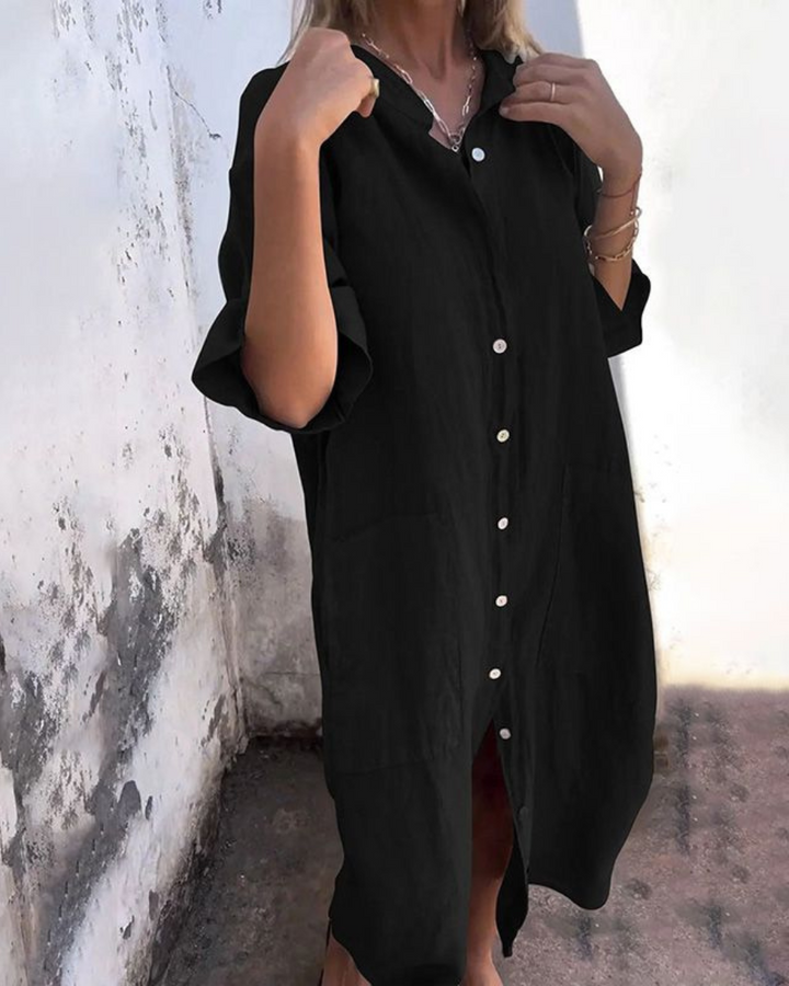 Melanie™ | Robe Chemise Décontractée