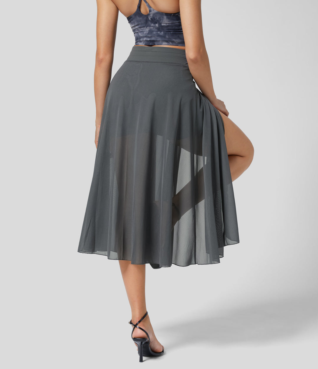 Eren™ | Jupe Midi 2-en-1 Taille Haute