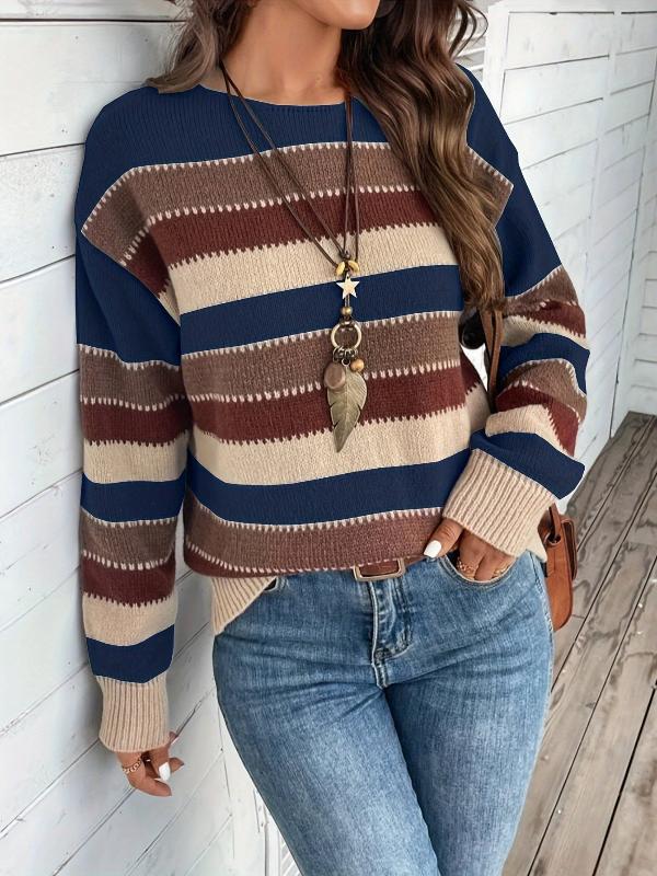 Lunira™ | Pull en maille rayée