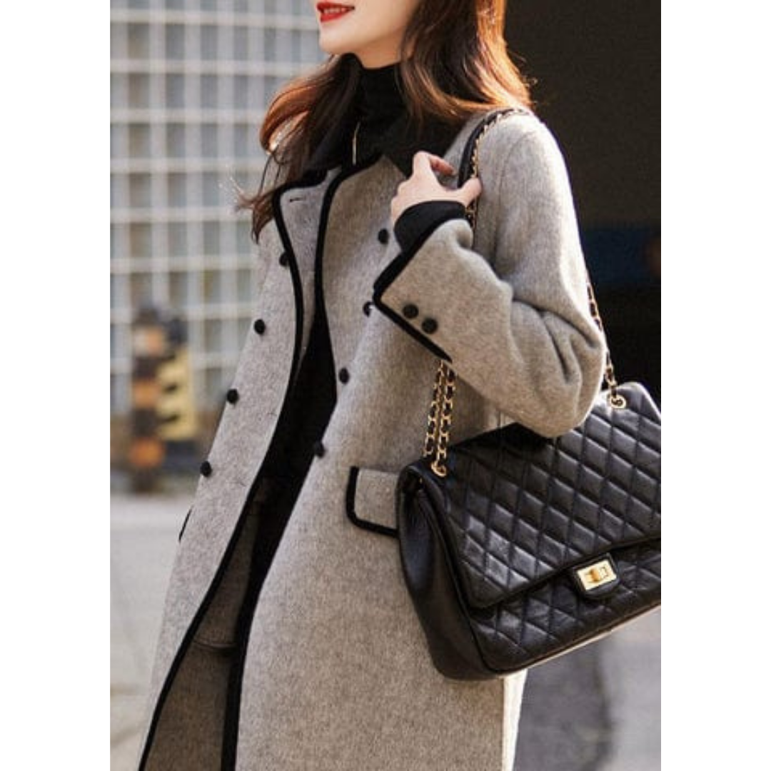 Vellaria™ | Trench Coat Long d'Hiver Élégant à Manches Longues