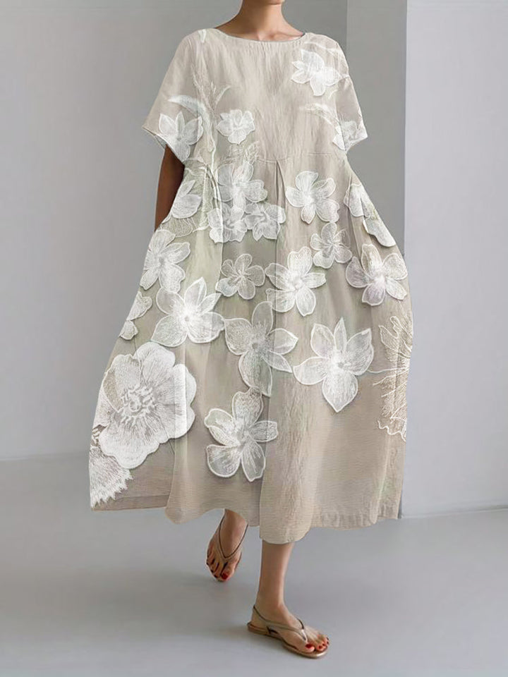 Cirelle™ - Robe Élégante à Imprimé Floral