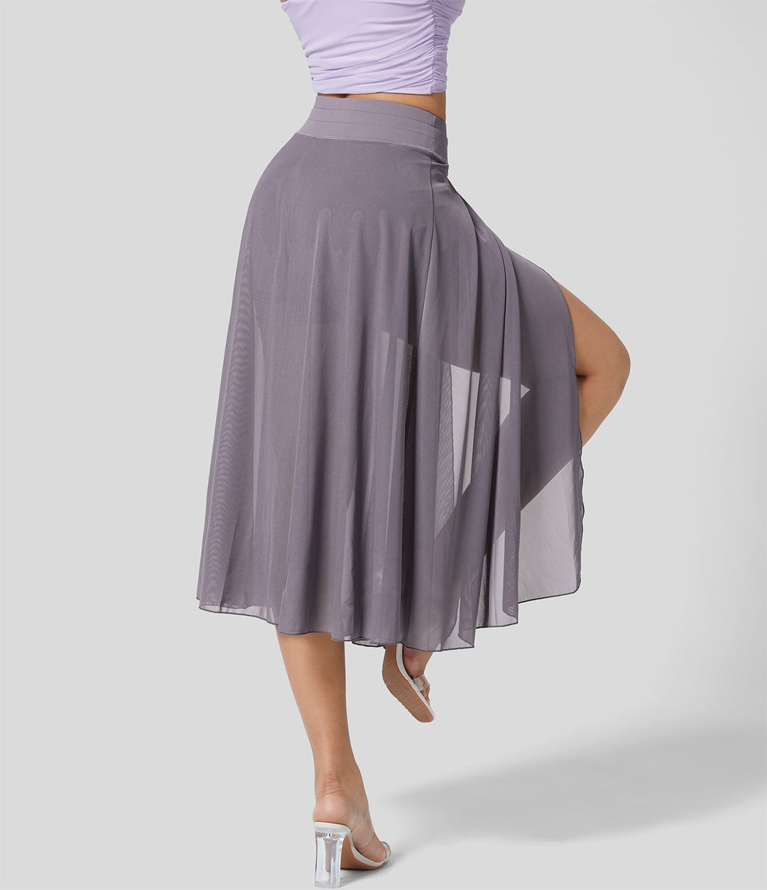 Eren™ | Jupe Midi 2-en-1 Taille Haute