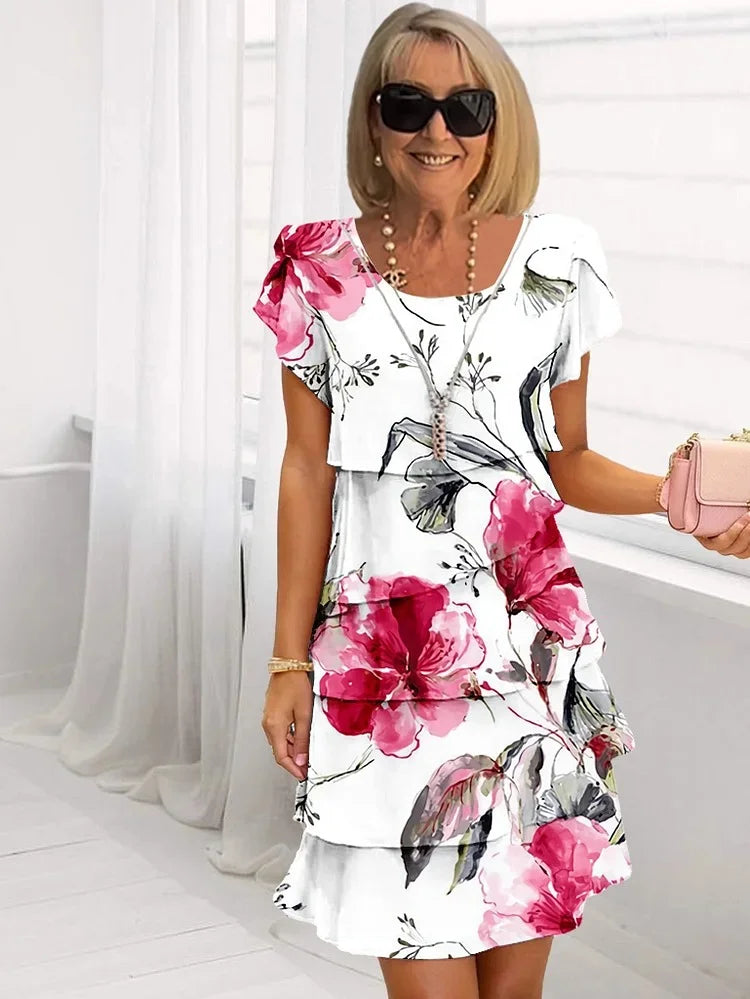 Nivra™ | Robe Maxi Élégante à Imprimé Floral