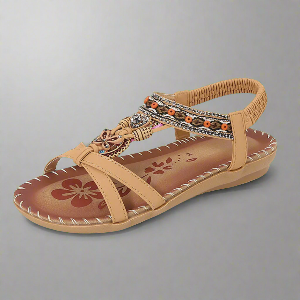 Corinna | Sandales d'été artisanales en matériau premium