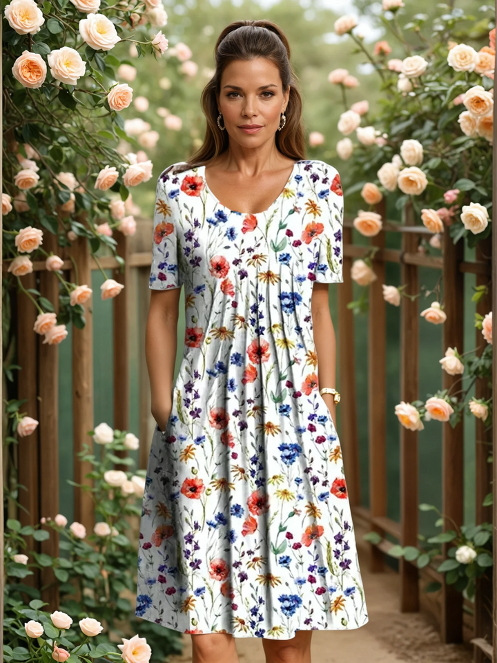 Mera™ | Robe Élégante avec Couvre-ventre