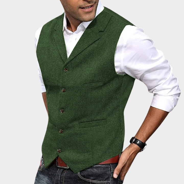Adira™ | Gilet sur mesure luxueux pour l'homme moderne