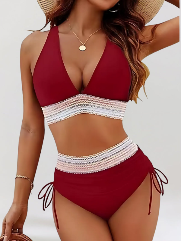 Maisie™ | Ensemble de bikinis taille haute avec contrôle de l'abdomen