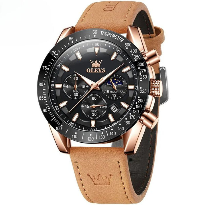 Montre Quartz en Cuir Classique™ - Olsen & Olsen
