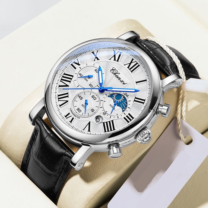 Montre Quartz à Bracelet en Cuir de Luxe™ - Olsen & Olsen