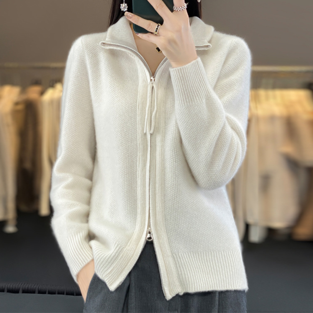 Solvaris™ | Cardigan Zippé Élégant et Confortable