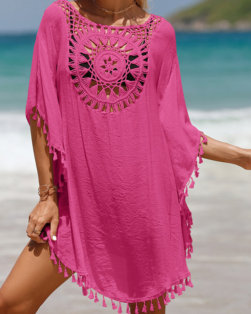 Elise™ | Serviette de Plage avec Franges