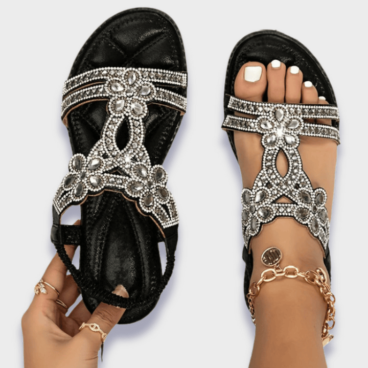 Franziska | Sandales Boho Orthopédiques en Matériau Premium