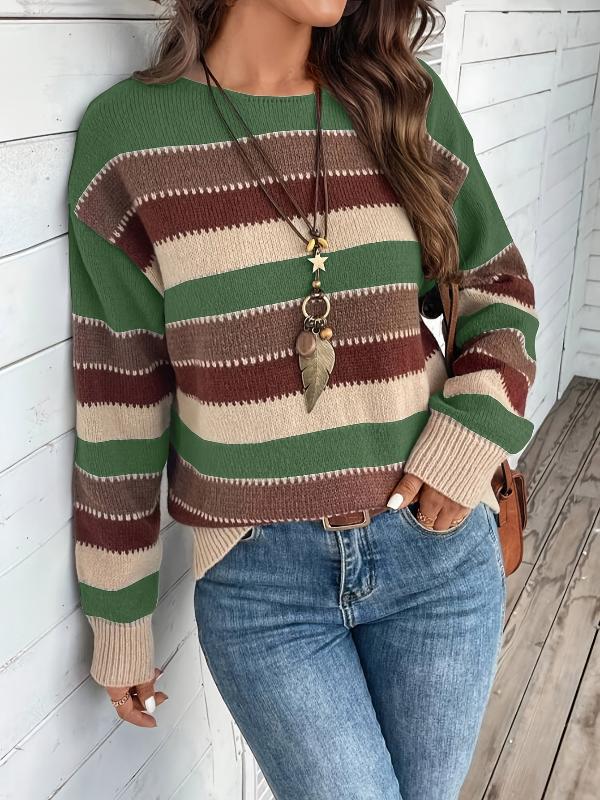 Lunira™ | Pull en maille rayée