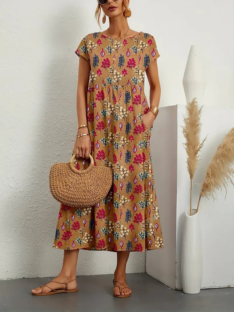 Josiane | Robe fleurie élégante
