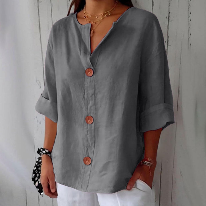 Loria™ | Blouse Décontractée Élégante