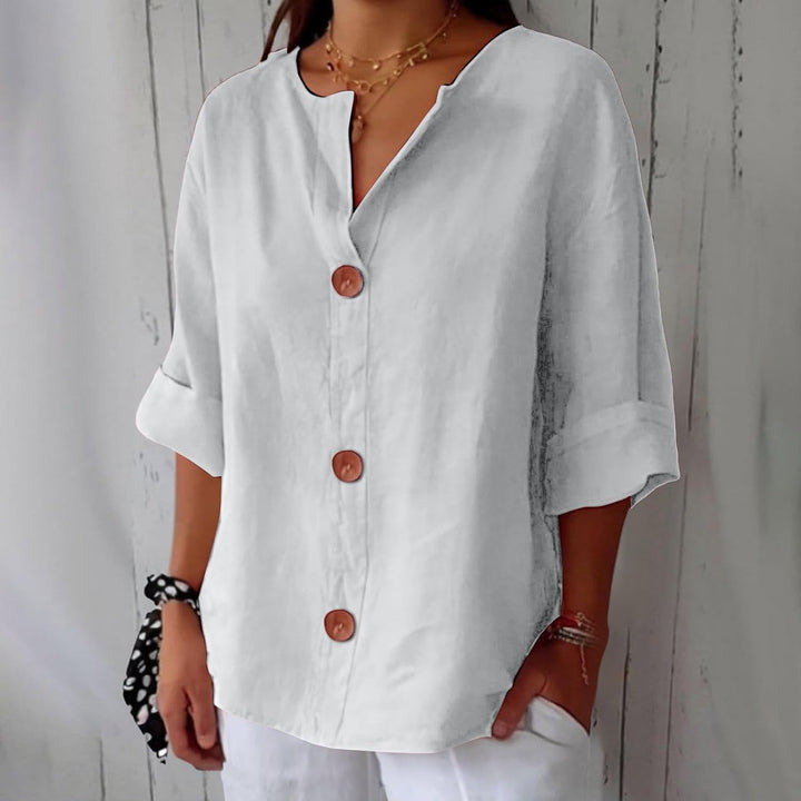Loria™ | Blouse Décontractée Élégante