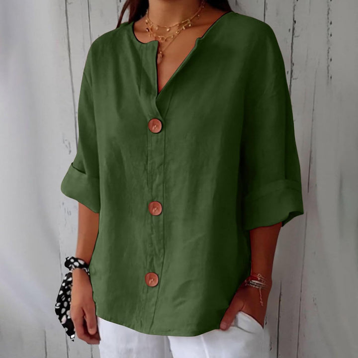 Loria™ | Blouse Décontractée Élégante