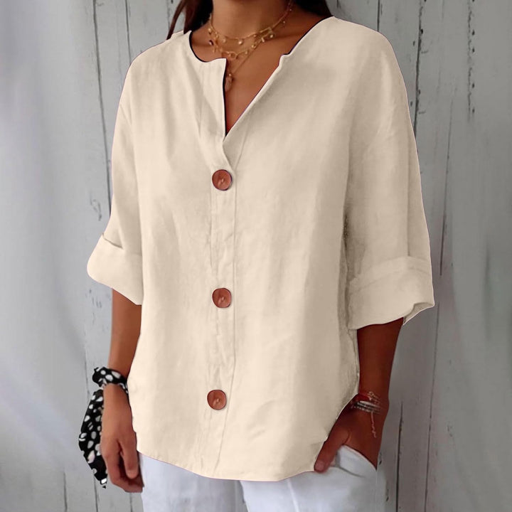 Loria™ | Blouse Décontractée Élégante