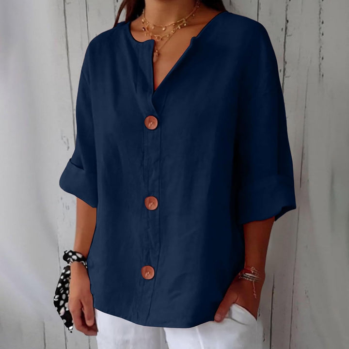 Loria™ | Blouse Décontractée Élégante
