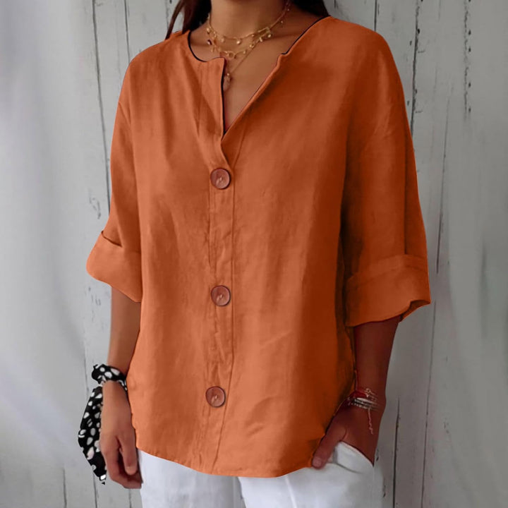 Loria™ | Blouse Décontractée Élégante