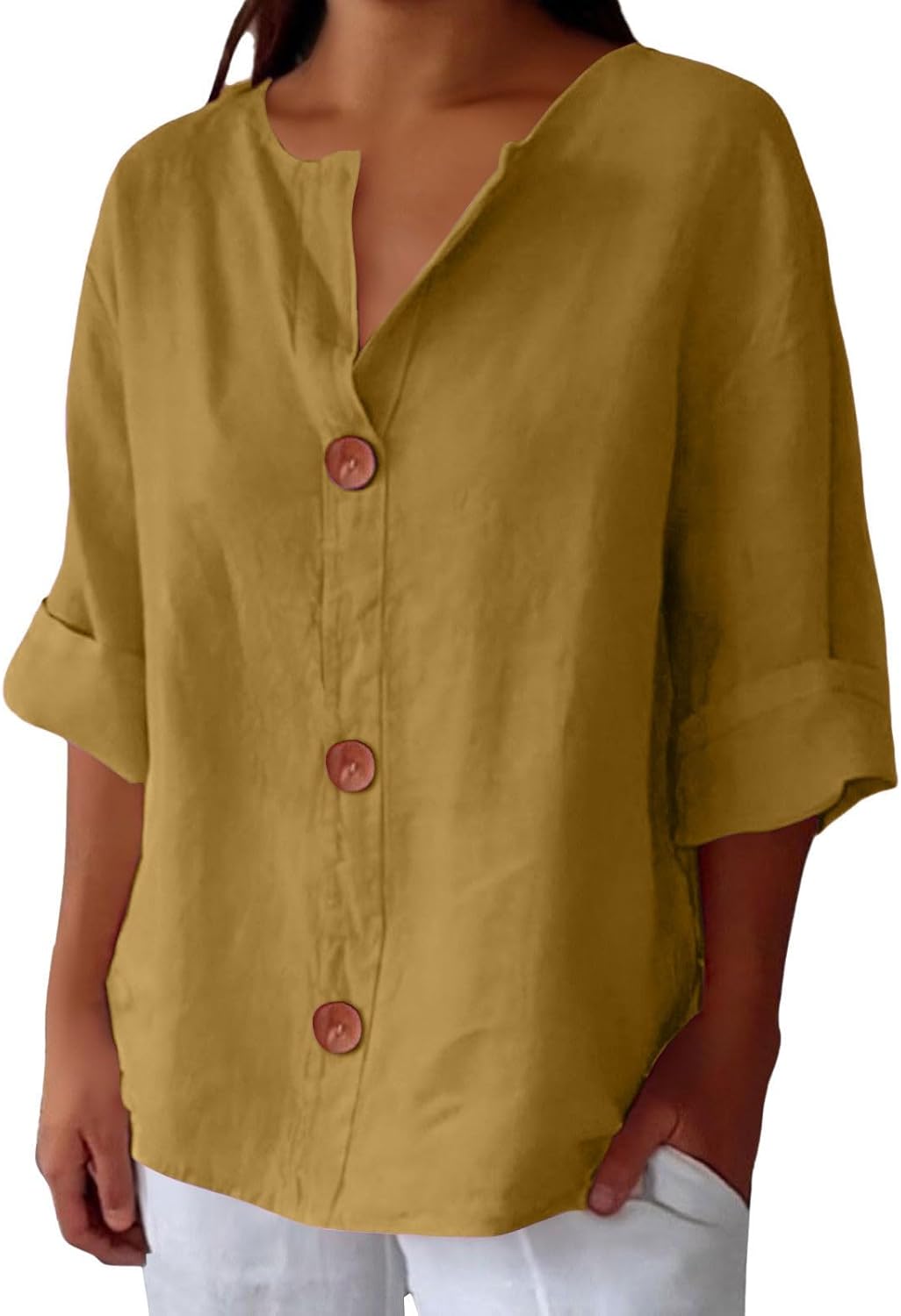 Loria™ | Blouse Décontractée Élégante