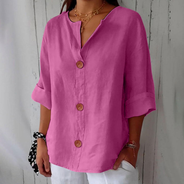 Loria™ | Blouse Décontractée Élégante