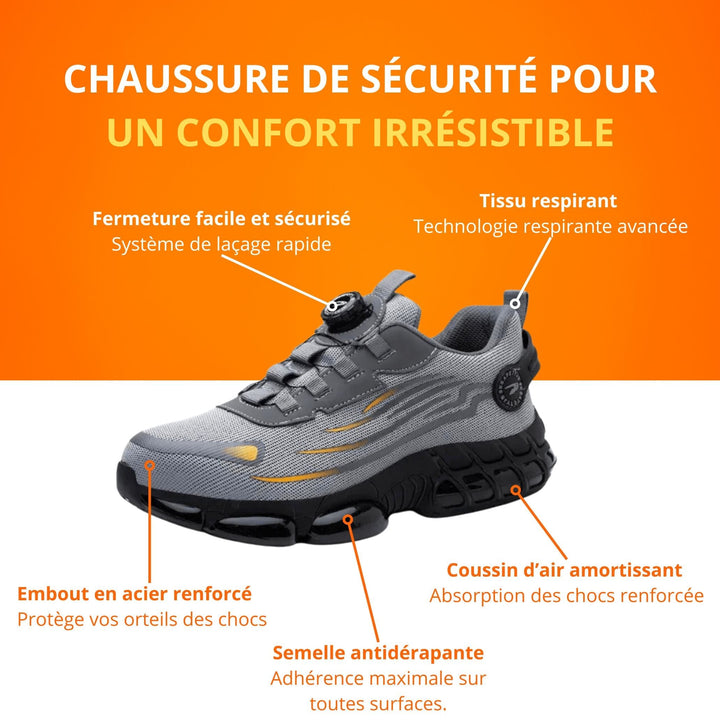 Nezvora™ | Chaussures de sécurité légères et confortables