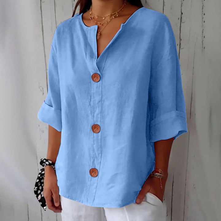Loria™ | Blouse Décontractée Élégante